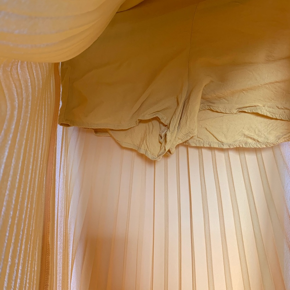 Pleated sheer high waisted skirt - Picture 7 of 11